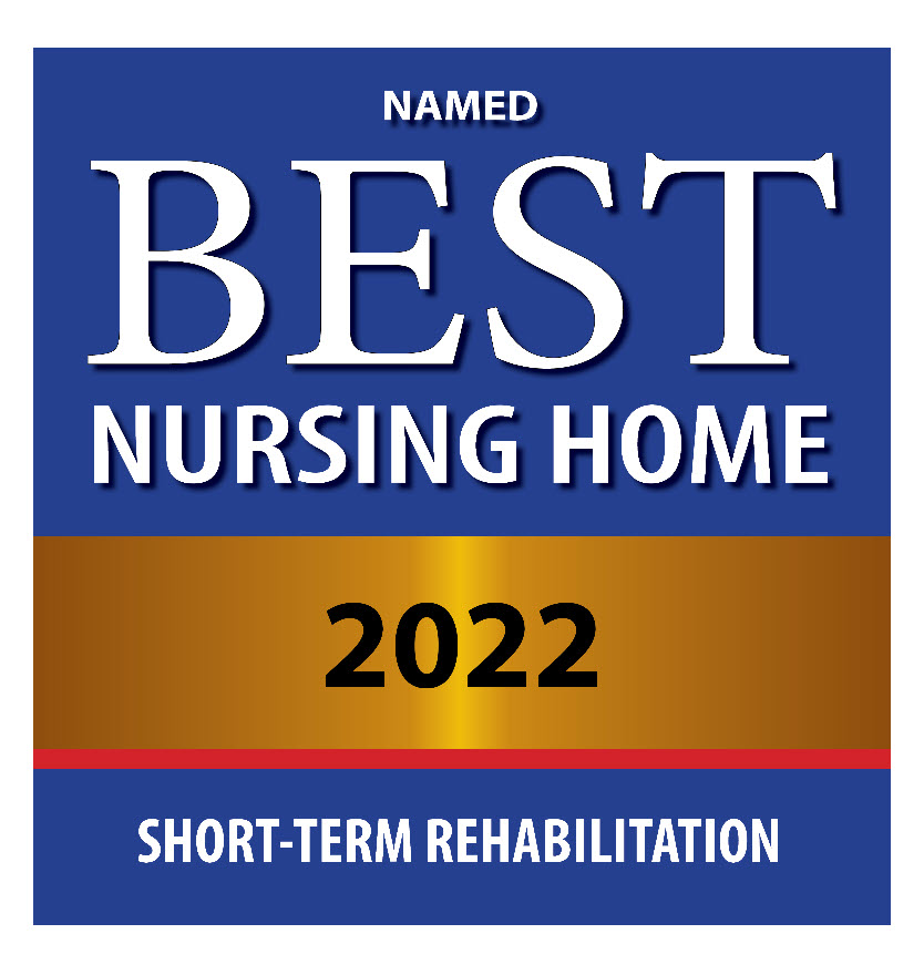 U.S. News Best Nursing Homes Award 2021-22 Short-Term Rehabilitation.