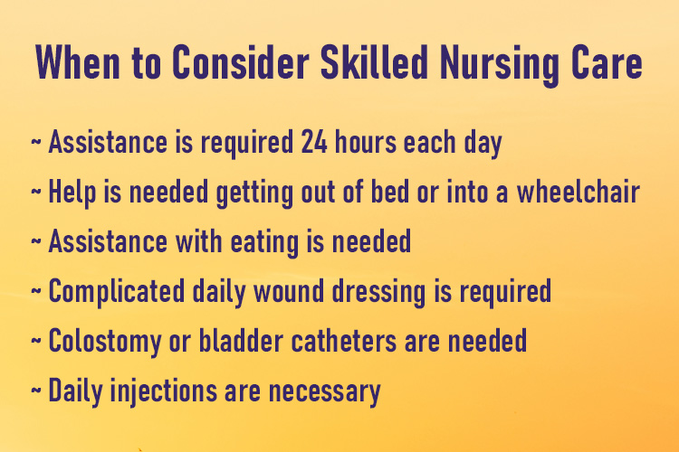 sg when to consider skilled nursing bullet list Someren Glen Senior Living Community in Centennial, CO - sg when to consider skilled nursing bullet list