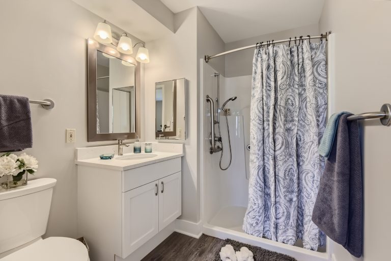 assisted living apartment primary bathroom 4 landscape