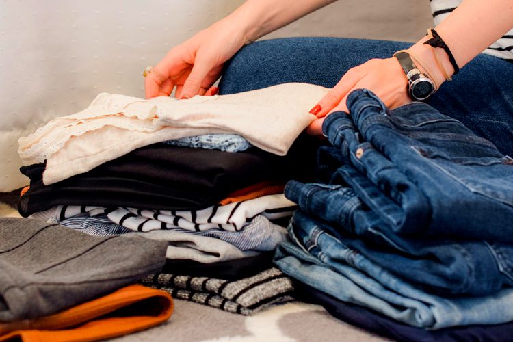 Someren Glen Senior Living Community in Centennial, CO - stacks of folded clothes